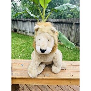 FAO Schwarz 28” + Inch Jumbo Large Big Plush Lion for Room Nursery Zoo Play RARE